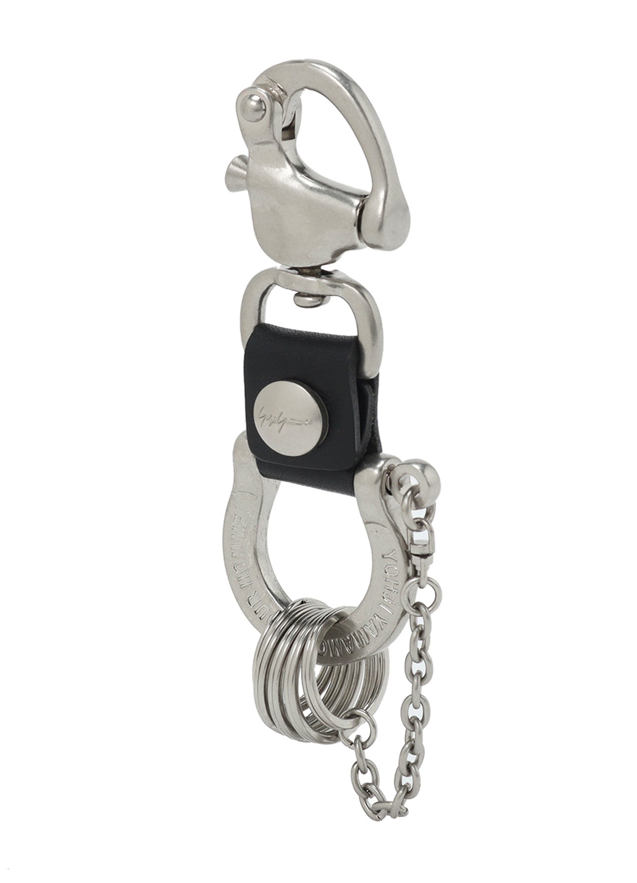Premium Brass & Iron YY Signature Carabiner Clip - Heavy Duty Keychain Hook for Outdoor Gear, Hiking, Backpacking & Daily Use