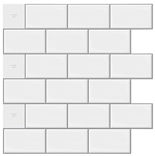 Bright White/Grey Grout