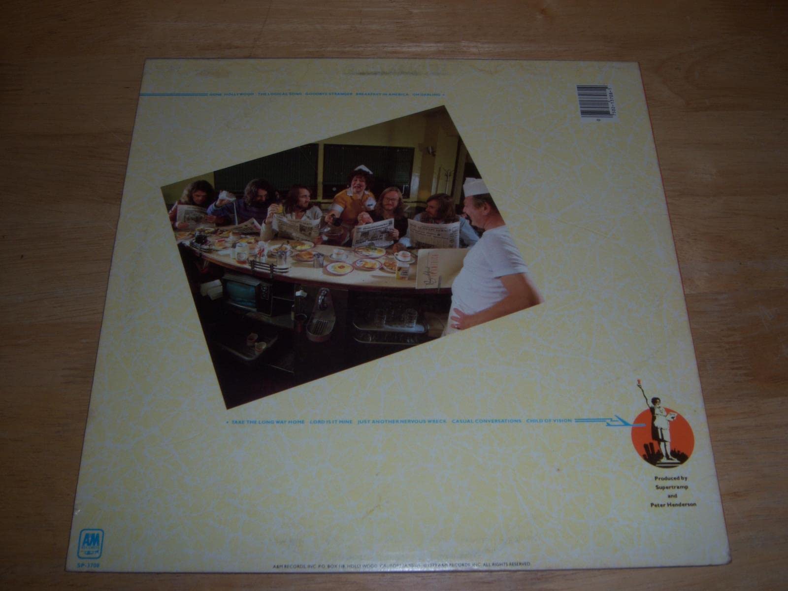 Supertramp - Breakfast In America (1979) Vinyl LP Record | Classic Rock Album | Perfect for Vinyl Collectors & Music Enthusiasts