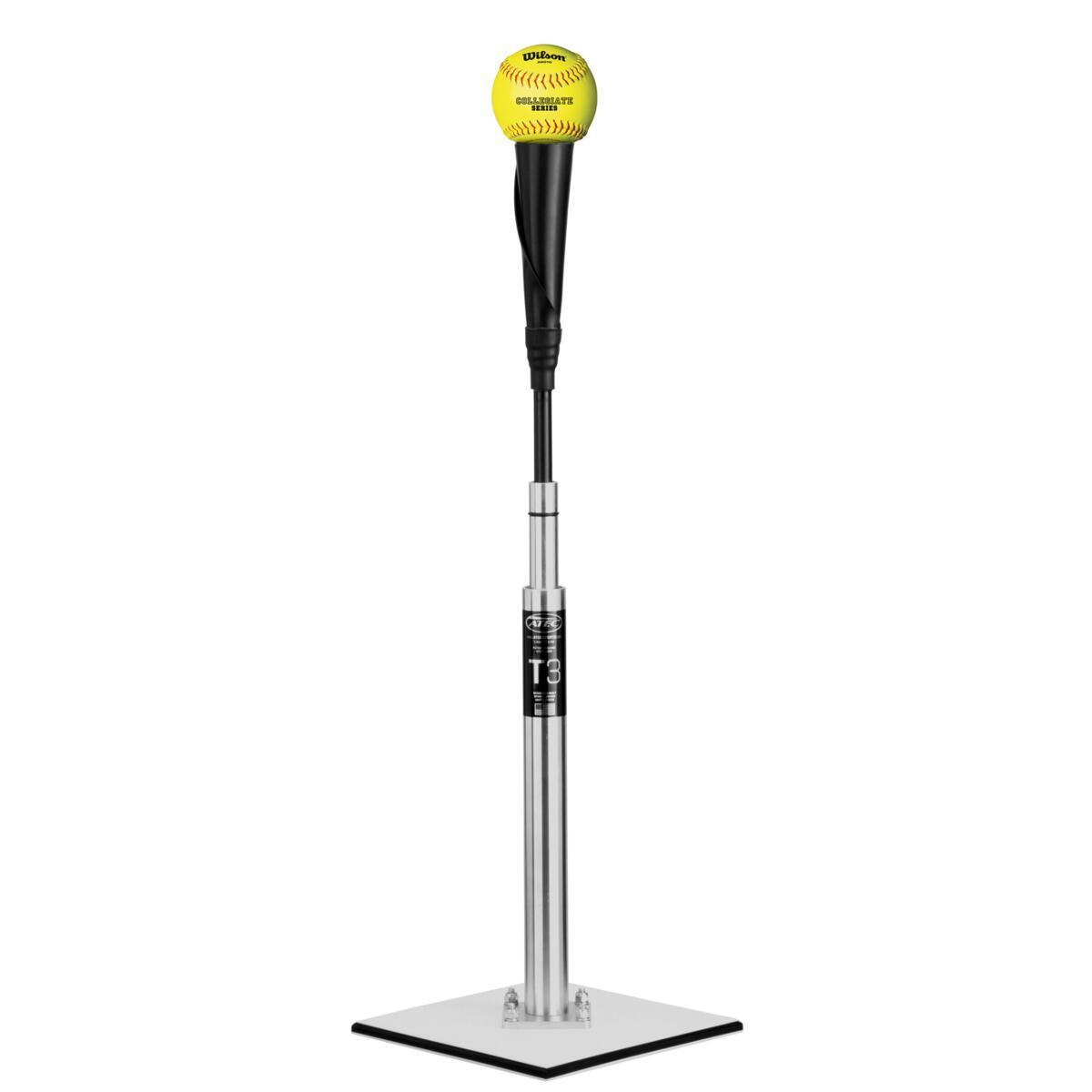 ATEC T3 Professional 23-43 Adjustable Baseball Batting Tee - WTATT3000 | Perfect for Baseball & Softball Training, Batting Practice, and Field Drills