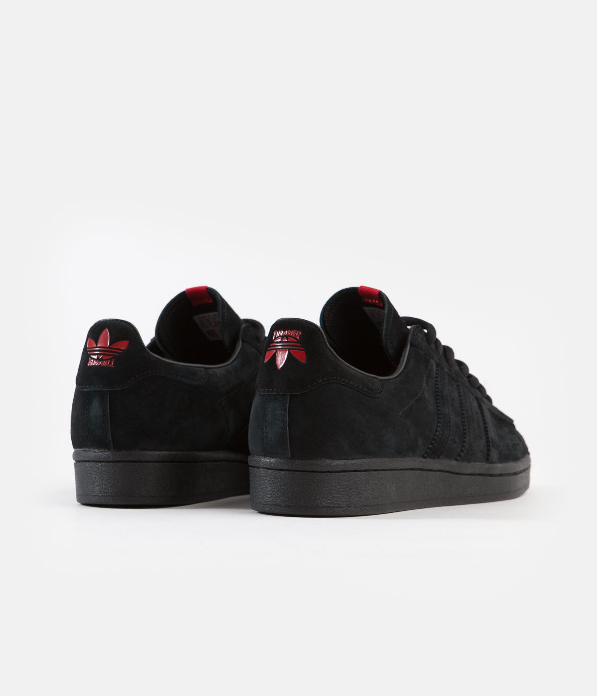 Adidas x Thrasher Superstar Adv Skate Shoes for Men - Core Black/Scarlet/Gold Metallic - High-Performance Sneakers for Skateboarding & Streetwear Fashion