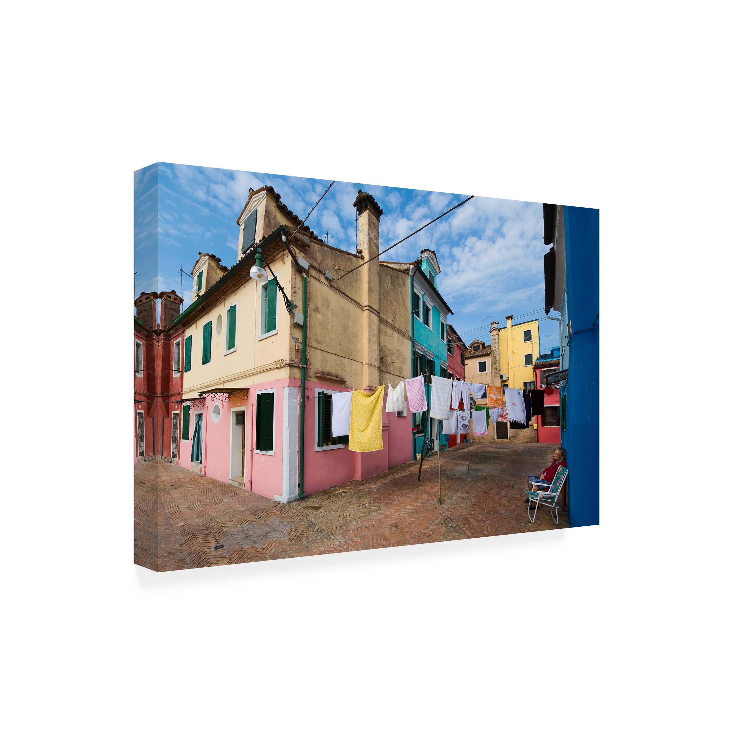 Trademark Fine Art 'Living Colours' Canvas Wall Art by Jure Kravanja - Modern Abstract Painting for Living Room, Bedroom & Office Decor