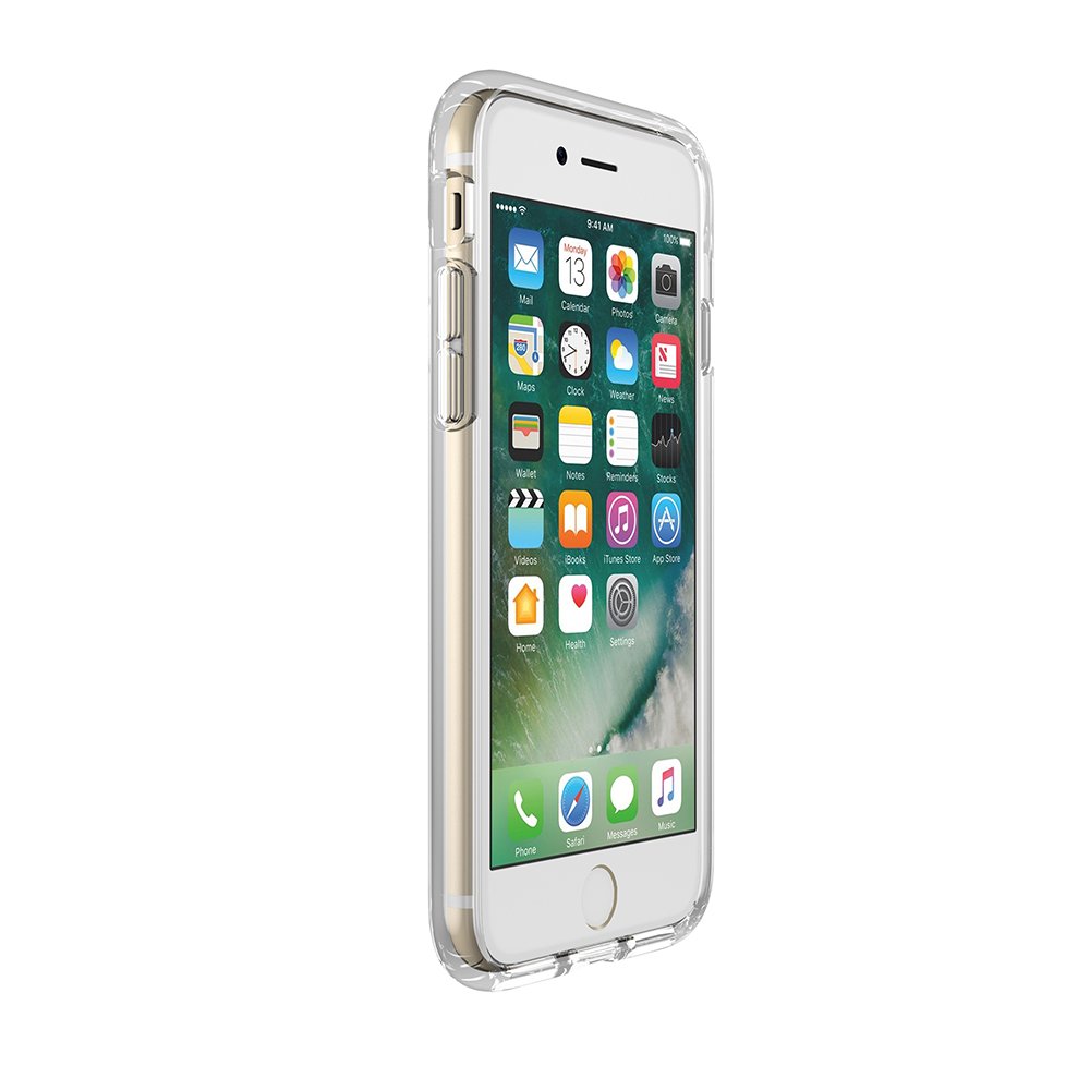 Speck Presidio Clear Protective Case for iPhone 7/6S/6 - Slim Shockproof Phone Cover with Patented Design | Perfect for Everyday Use, Work & Travel Protection