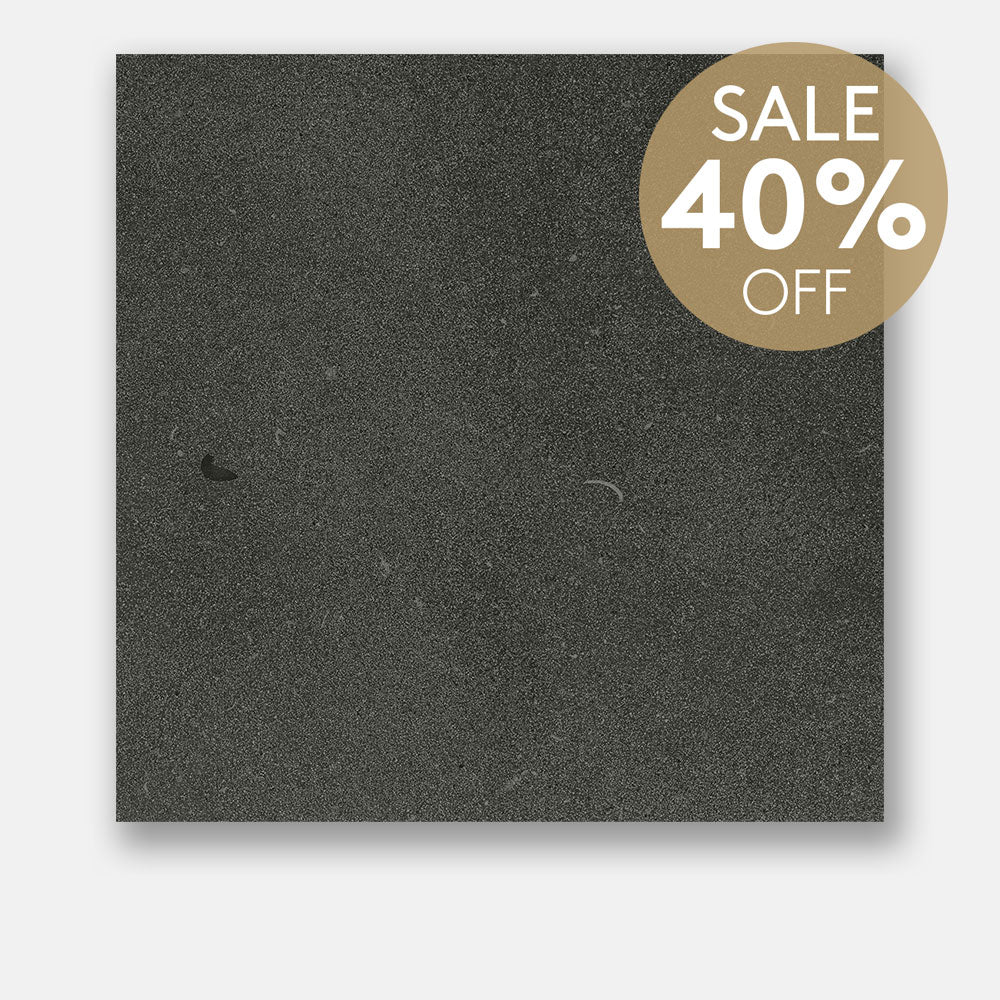 Premium Fugue Charcoal 600x600mm Lappato Finish Porcelain Tile - Concrete Look Flooring for Modern Living Rooms & Commercial Spaces