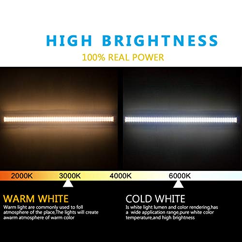 20 Pack 8FT LED Shop Light Fixture, 144W 15500LM 6000K Cool White, High Output Linkable Tube Light, 4 Rows V Shape T8 8 Foot LED Shop Lights for Garage, Warehouse, Workshop, Basement, and Commercial Spaces - Energy Efficient Bright Lighting Solution