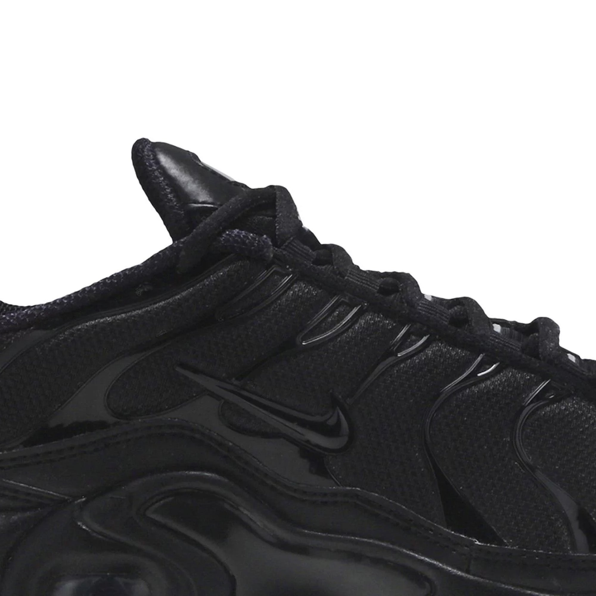 Nike Air Max Plus 'Triple Black' GS Running Shoes for Women (2020) - Comfortable Cushioned Sneakers for Gym, Workout & Casual Wear