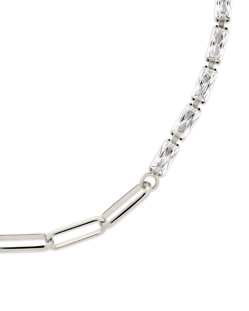 Hunter CZ Tennis & Paperclip Chain Bracelet for Women - Elegant Cubic Zirconia & Gold Plated Jewelry - Perfect for Parties, Weddings & Everyday Wear