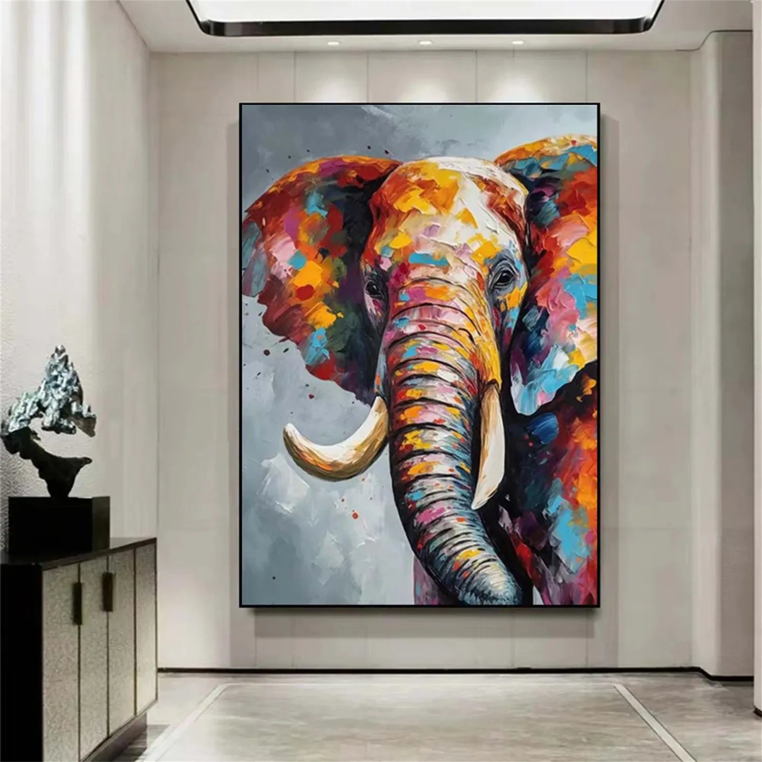 Animal Art Painting #AP092 - Handmade Canvas Wall Decor for Living Room, Bedroom & Office - Wildlife & Nature Inspired Artwork
