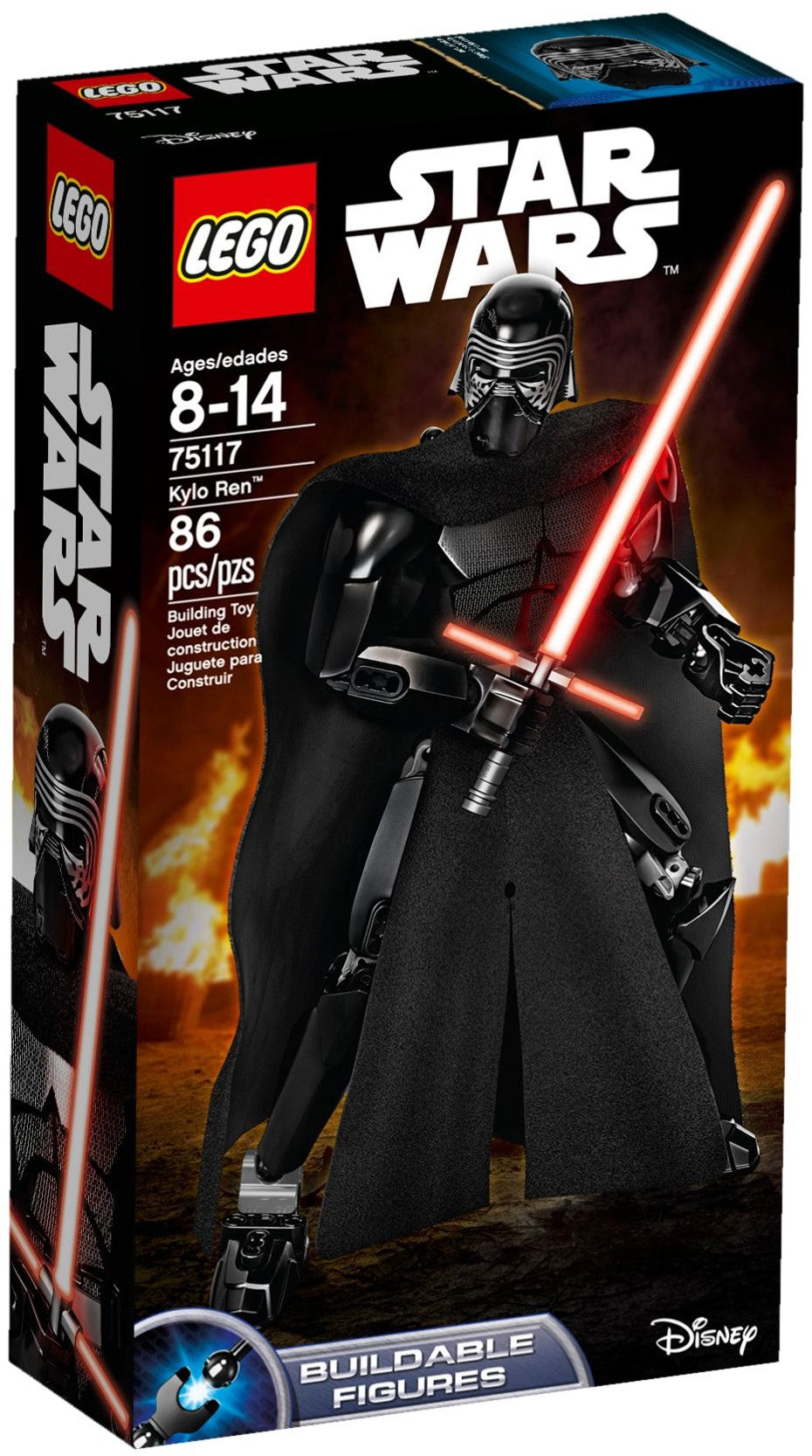 LEGO Star Wars Kylo Ren Building Kit 75117 - Collectible Action Figure Toy for Kids & Adults - Perfect for Play, Display & Gift Giving