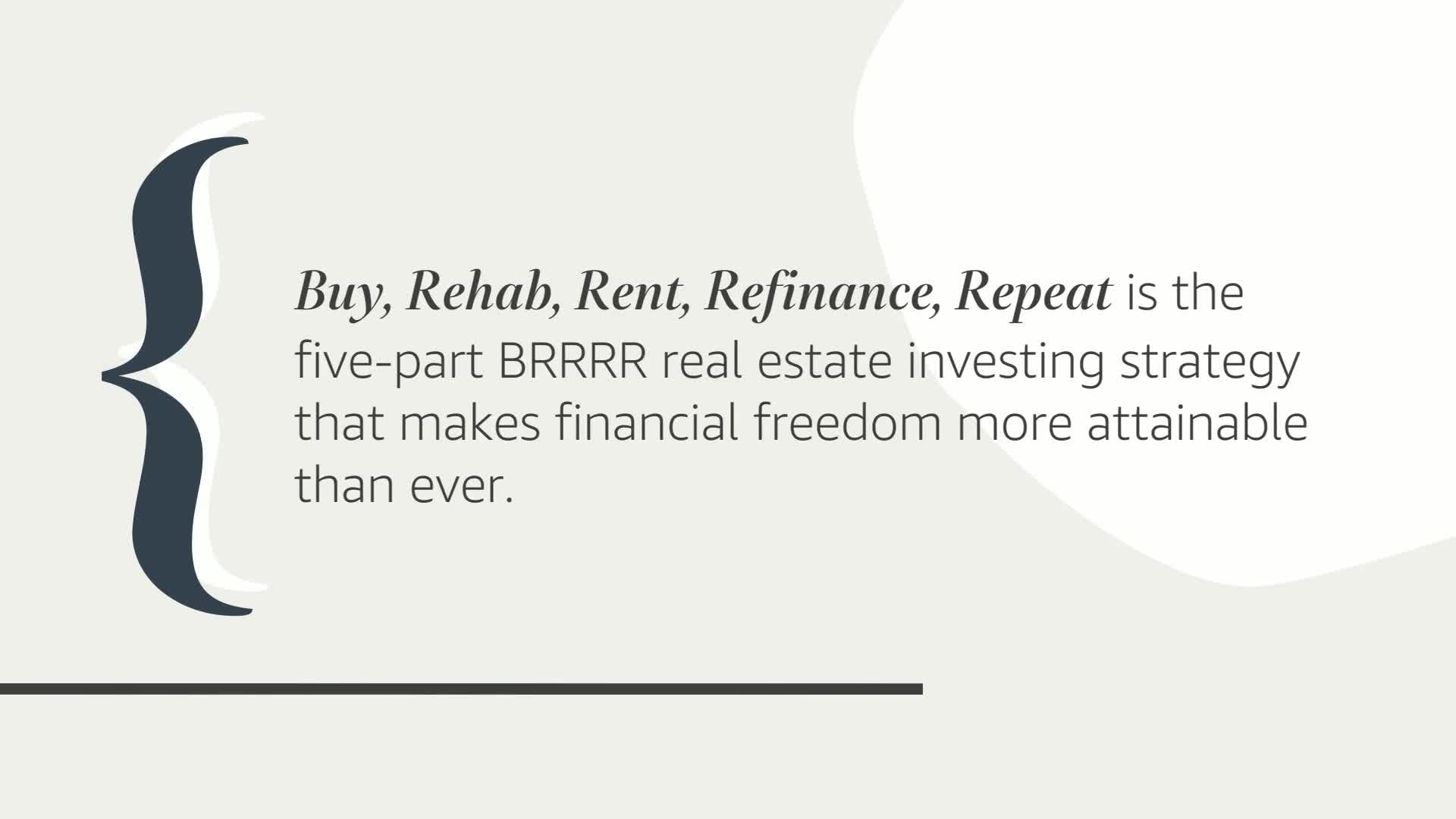 BRRRR Rental Property Investment Strategy: Buy, Rehab, Rent, Refinance, Repeat - Simple Guide for Real Estate Investors | Perfect for Building Passive Income & Expanding Your Portfolio