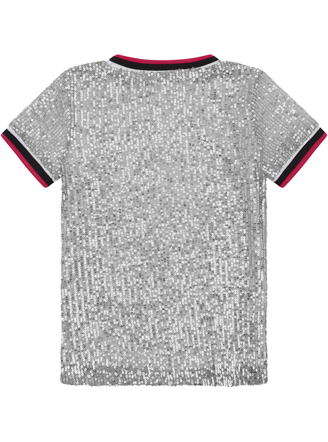 Grey Regular Fit Sequins T-Shirt for Women & Girls (Size 7-16) - Perfect for Parties, Holidays & Special Occasions