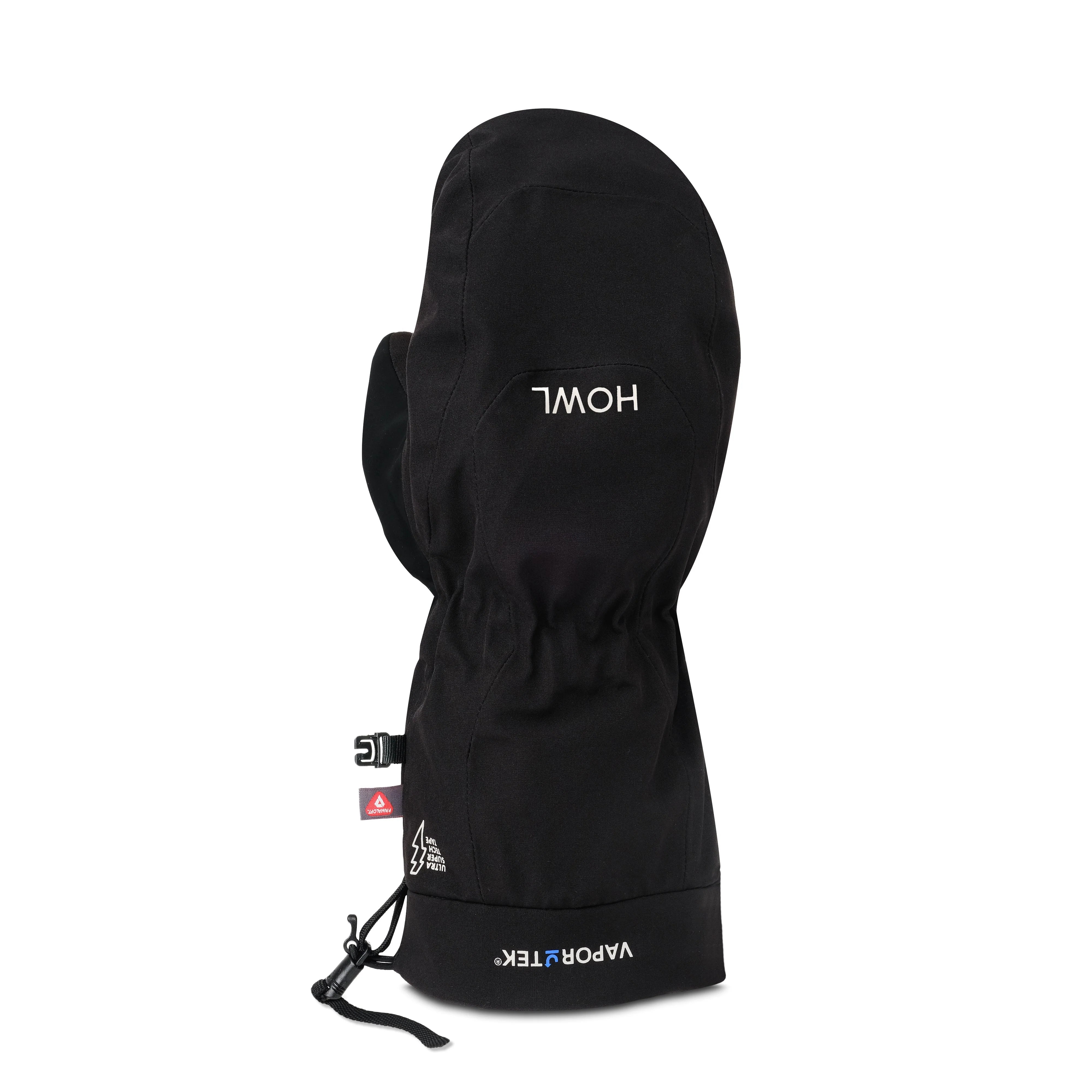 Howl 2025 Kuzyk Mitt - Premium Black Winter Gloves for Men & Women - Ideal for Skiing, Snowboarding & Outdoor Activities