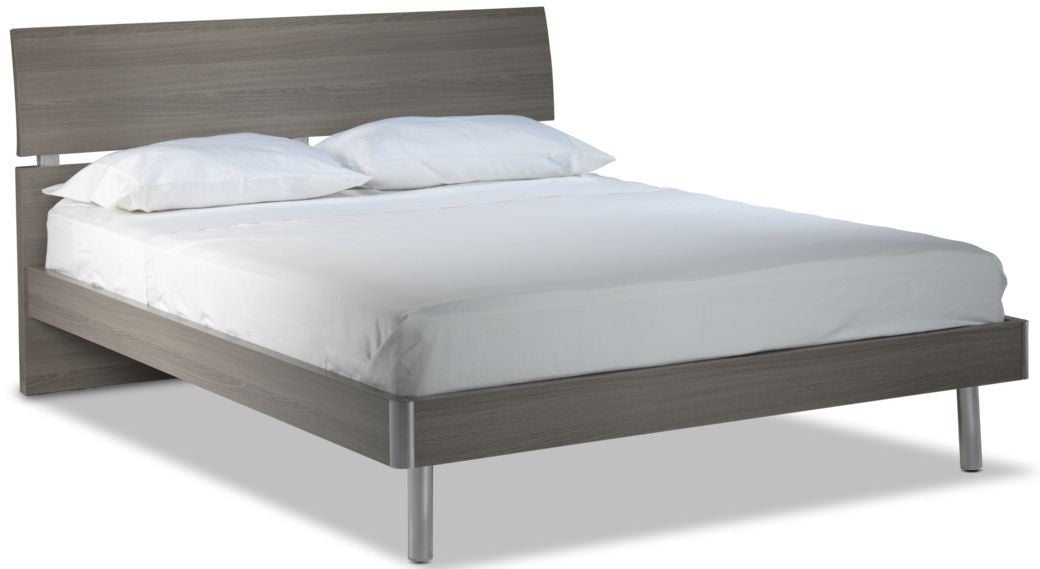 Bellmar 3-Piece King Size Bed Frame Set - Modern Grey Upholstered Platform Bed with Headboard & Footboard - Perfect for Master Bedroom, Guest Room & Home Decor
