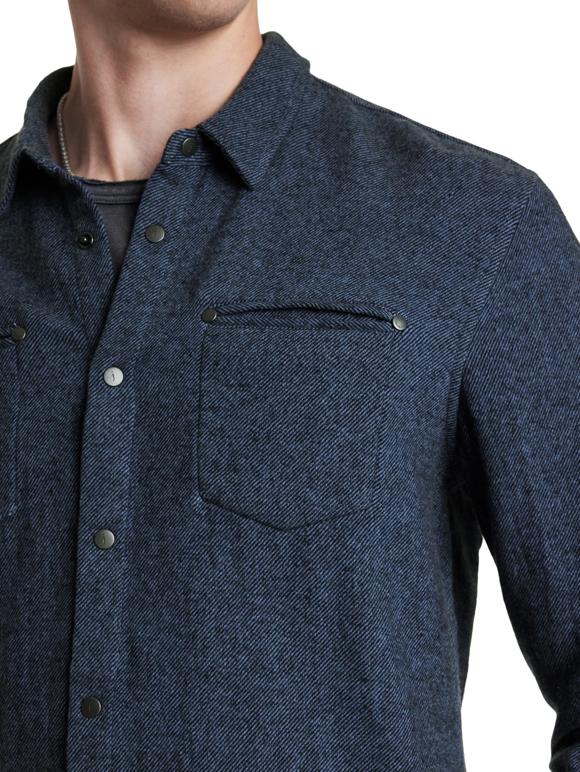 John Varvatos Men's Dario Button-Down Shirt | Slim Fit Casual Dress Shirt for Men | Perfect for Office, Date Night & Special Occasions