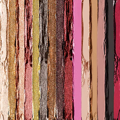 Hard Candy Eyeshadow Palette - 12 Highly Pigmented Matte & Shimmer Shades, Rose Gold Makeup Kit for Everyday & Party Looks | Vegan & Cruelty-Free