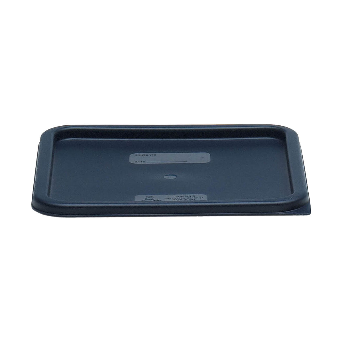 Cambro SFC12453 CamSquare 12/18/22 qt Midnight Blue Food Storage Container Lid - Durable & Stackable for Commercial Kitchens, Restaurants & Catering