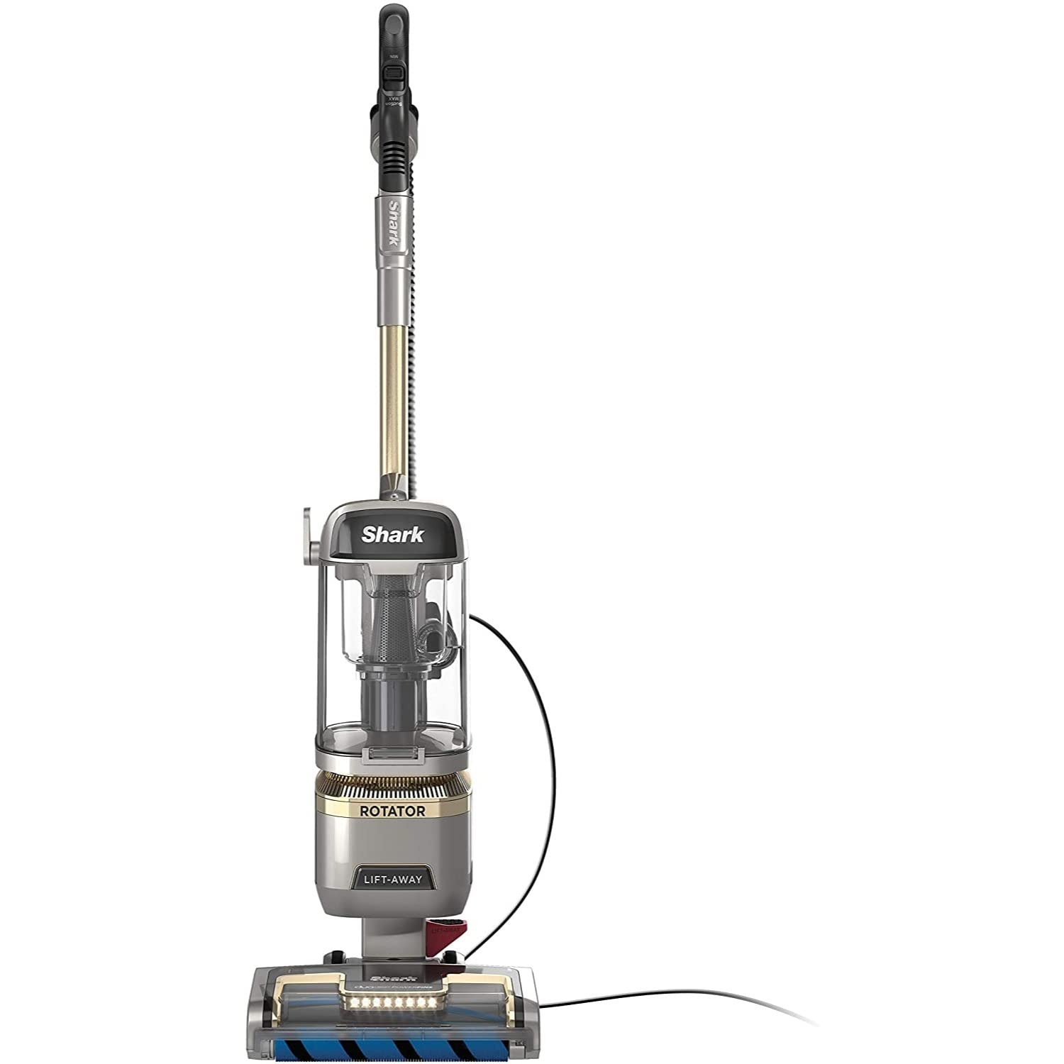 Shark LA502 Rotator Lift-Away Upright Vacuum Cleaner with Self-Cleaning Brushroll, Powerful Pet Hair Pickup, HEPA Filter & DuoClean Technology - Silver | Ideal for Pet Owners, Hardwood Floors & Deep Carpet Cleaning