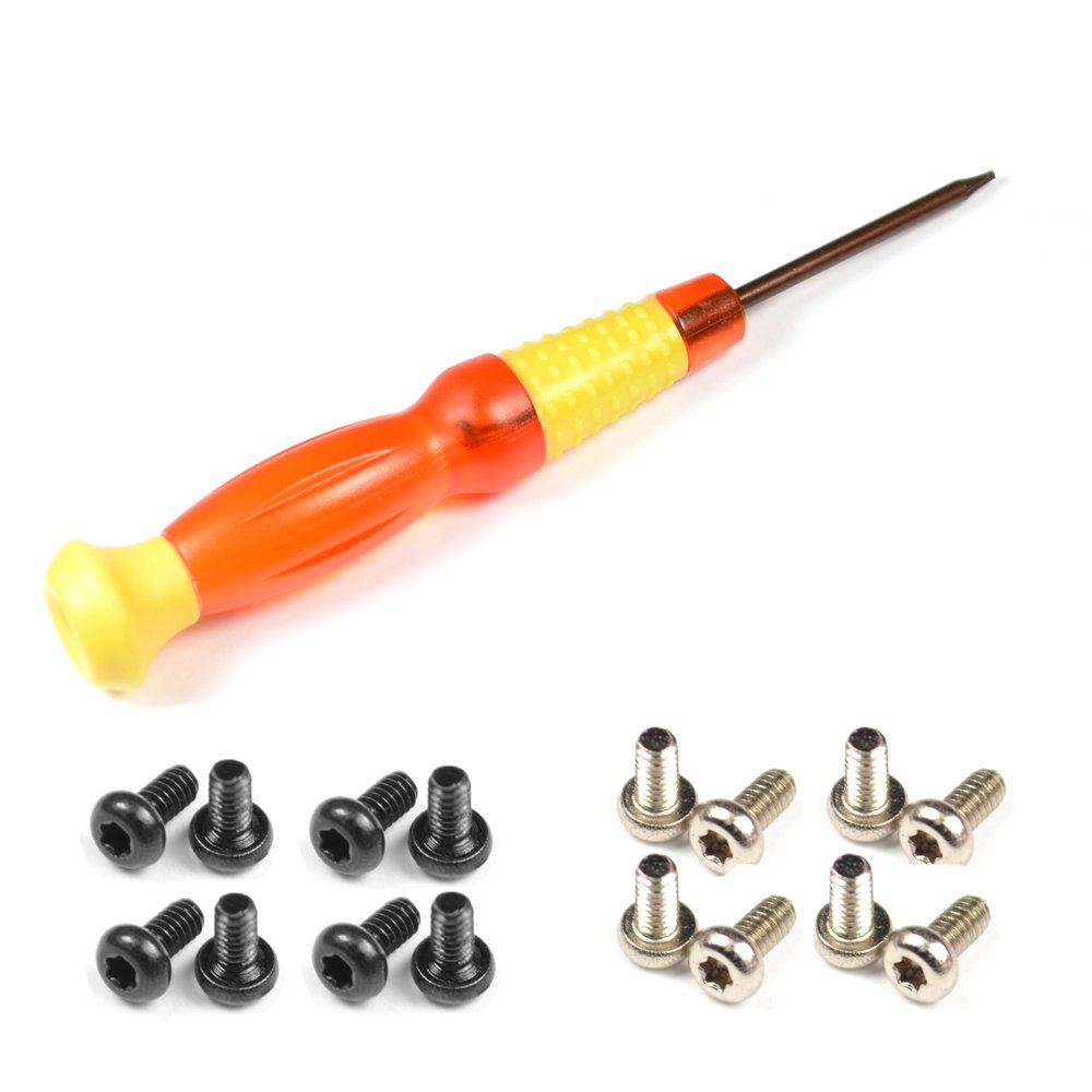 8 Replacement Headband Screws & 8 Logo Screws with Screwdriver Kit for Monster Beats Studio/Studio 2.0/Wireless Headphones - DIY Repair Parts for Headband Fixing at Home