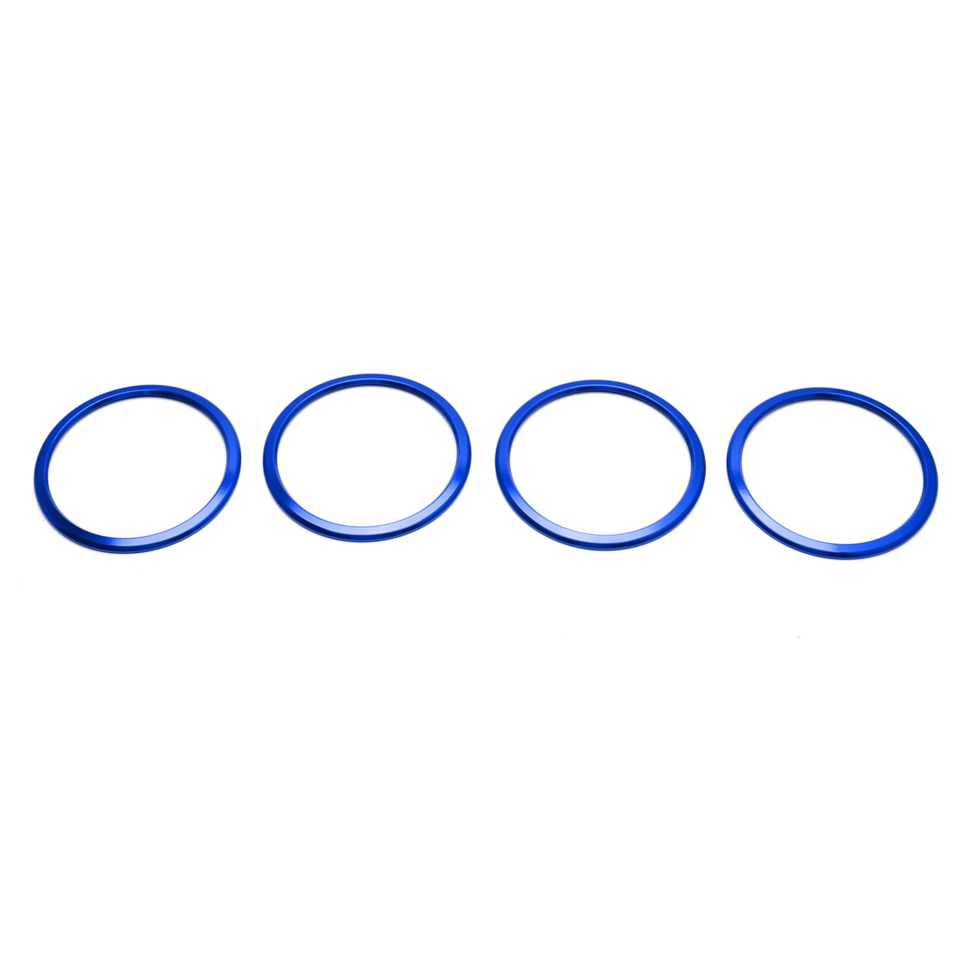 4 Pack Blue Air Conditioner Vent Outer Ring Trims for 2016+ Chevy Camaro - Stylish AC Vent Decor & Upgrade for Car Interior Customization