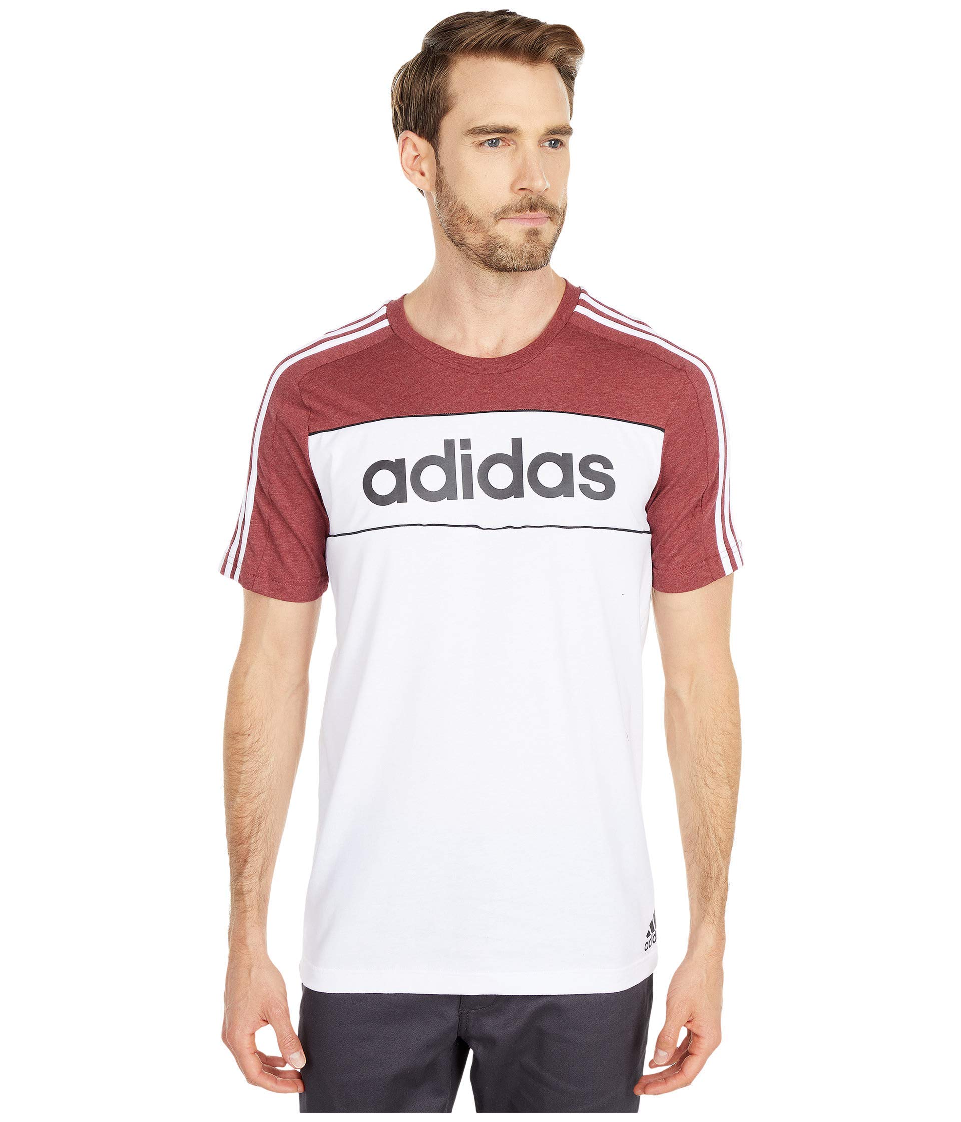 adidas Men's Essentials Tape Tee - Comfortable Cotton Crewneck T-Shirt for Casual Wear, Gym & Everyday Outfits