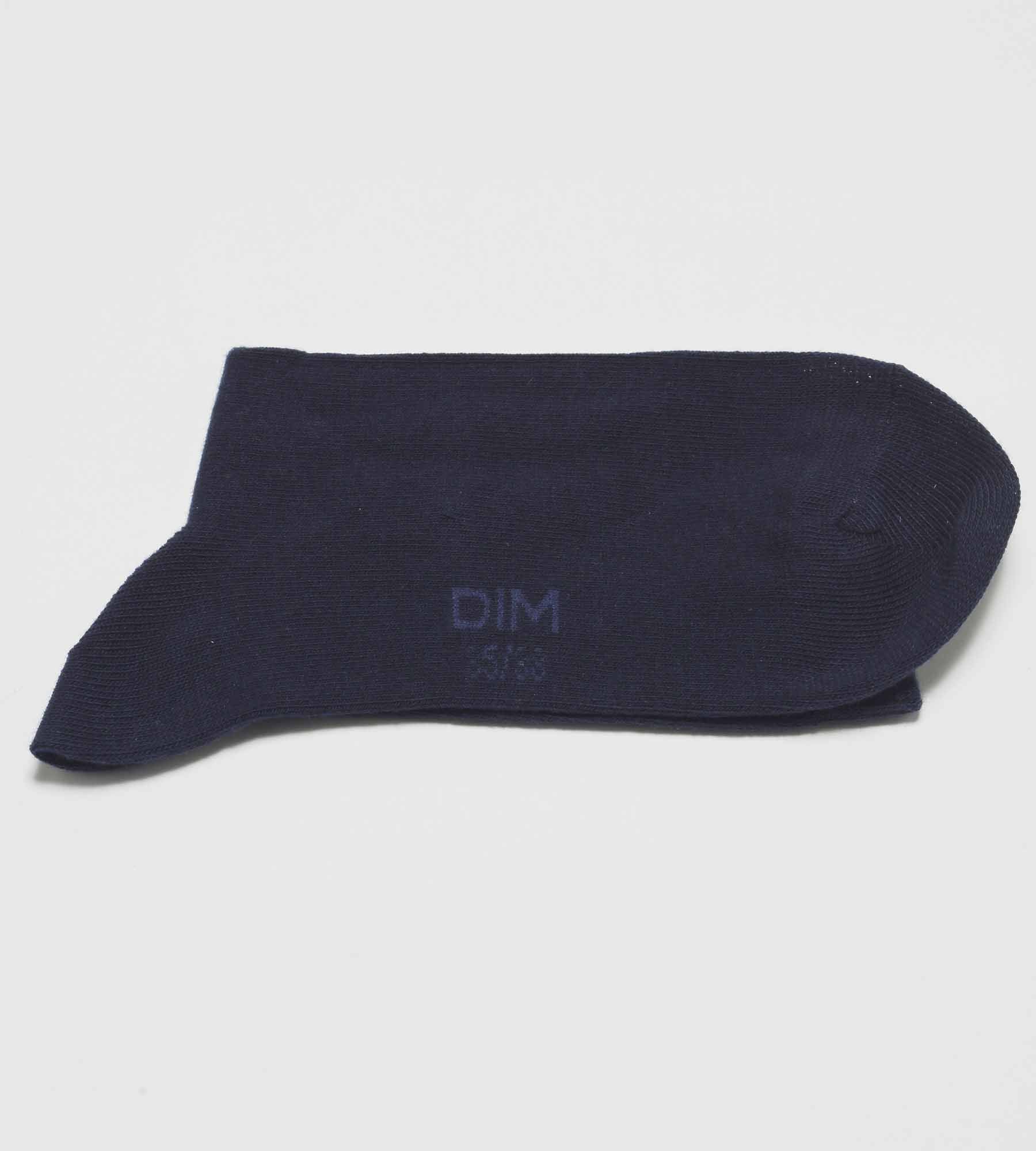 3 Pairs Women's Navy Blue Cotton Socks - Soft & Breathable for Everyday Wear, Workout & Casual Outfits