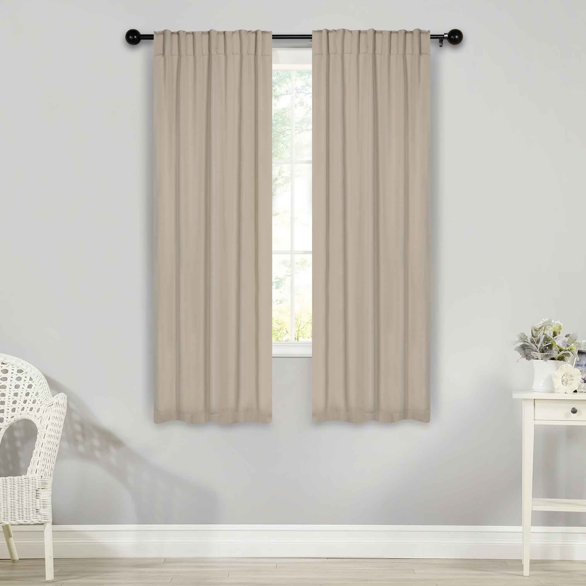 Blackout Curtains for Bedroom - Solid Room Darkening Thermal Insulated Drapes, Set of 2 Panels - Perfect for Nursery, Home Theater & Light Sleepers