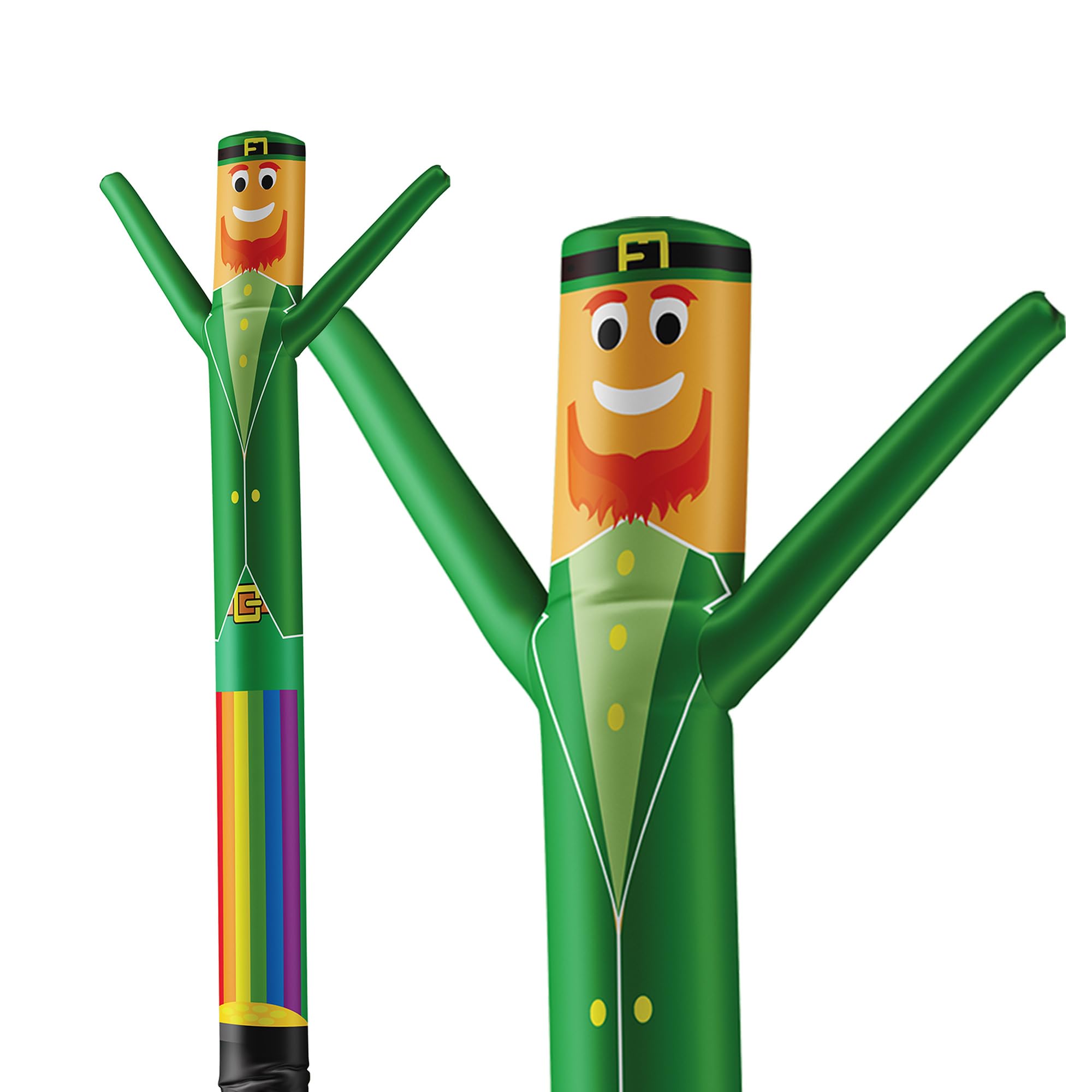 20ft Tall St. Patrick's Day Inflatable Air Dancer - Wacky Waving Leprechaun Tube Man for Business Promotions & Events - Outdoor Advertising Decor (Blower Not Included) - Perfect for Car Dealerships, Grand Openings & Holiday Celebrations