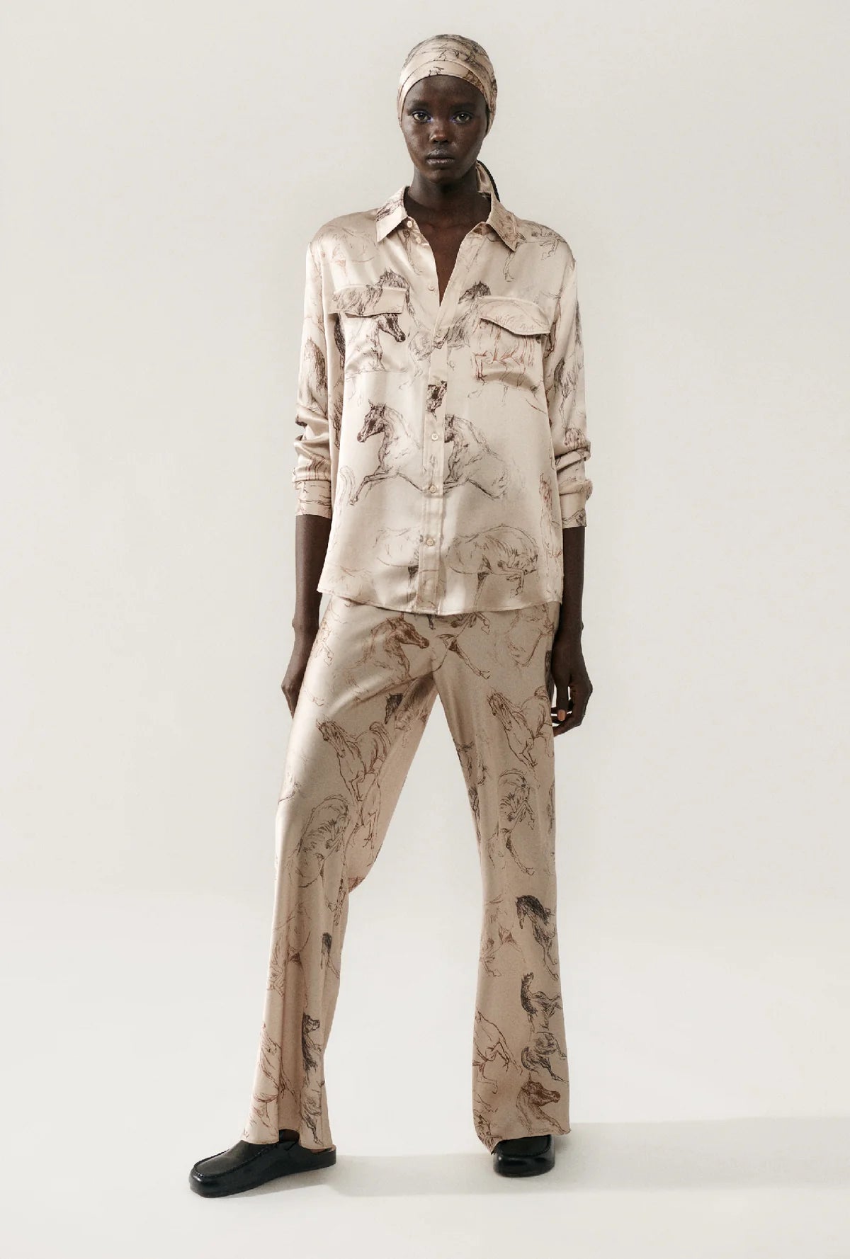 Wild Horses Bias Cut Pants - Flowy & Stylish Women's Trousers for Casual Wear & Office Outfits