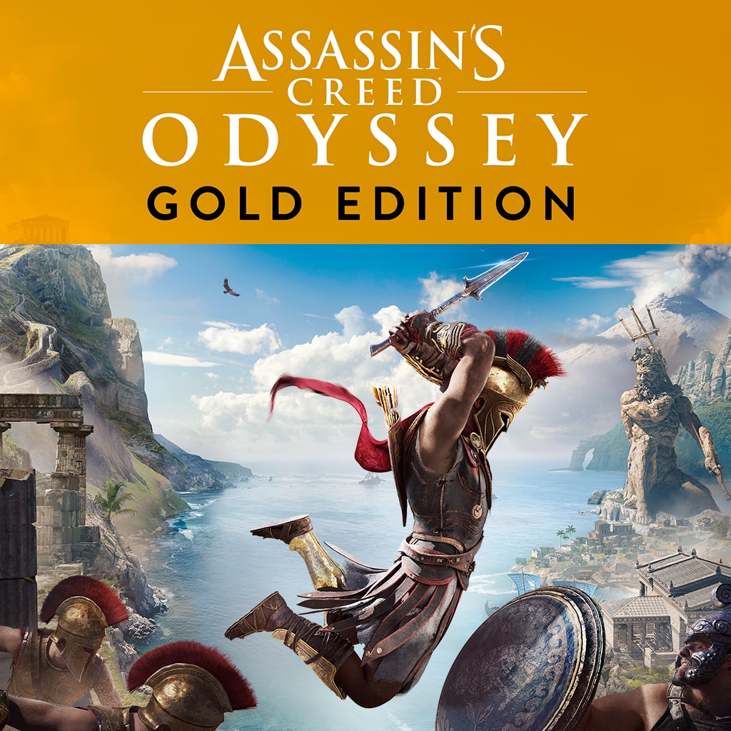 Assassin's Creed Odyssey Gold Edition - PlayStation 4 Game (Complete in Box) | Epic Open-World RPG Adventure | Perfect for Fans of Historical Action Games & Greek Mythology