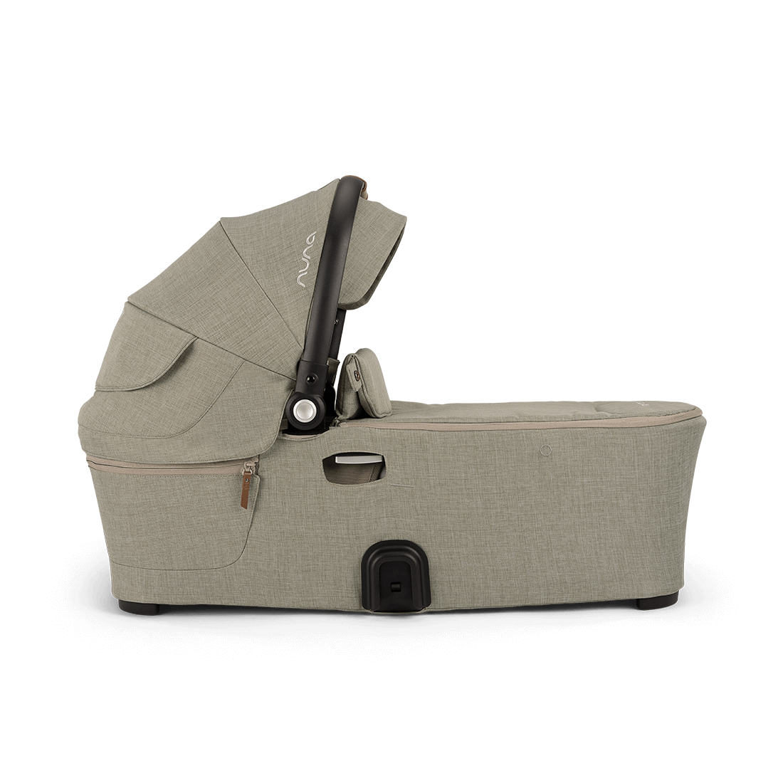 Nuna DEMI Next Bassinet with Stand - Granite Gray | Premium Baby Bassinet for Newborns | Perfect for Nursery, Bedroom & Travel