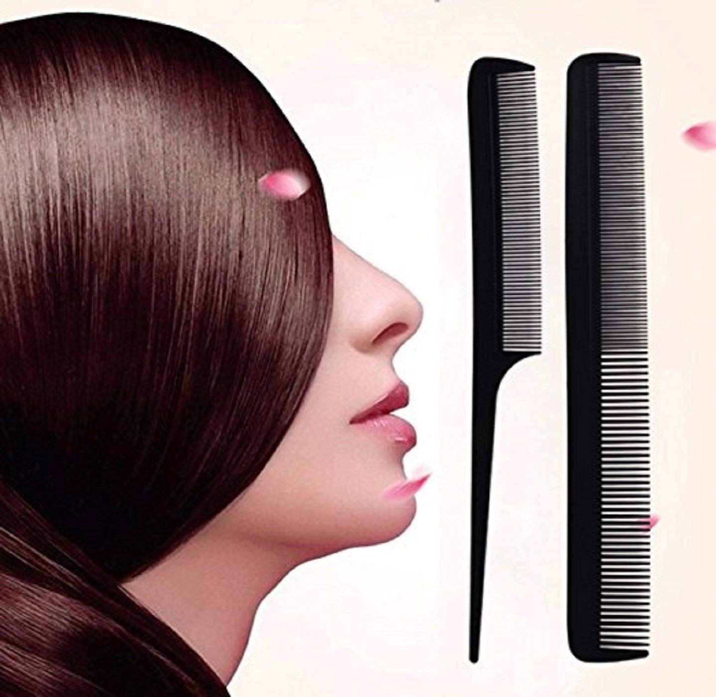 SIYAA Professional Hair Comb Set - 9-Piece Styling Tools for Men & Women - Detangling, Cutting & Styling Accessories for Home & Salon Use - Perfect for Hairstylists & DIY Hair Care