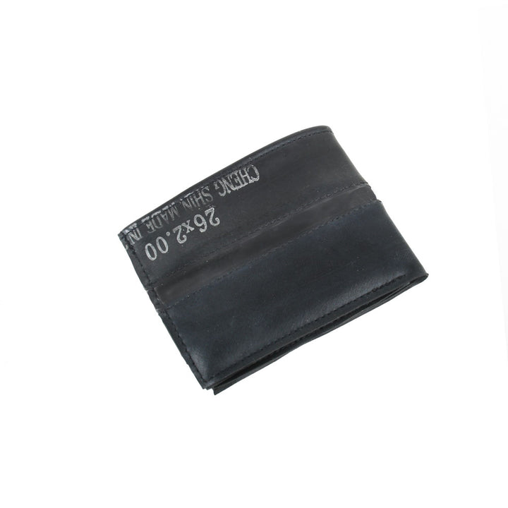 Franklin Black Bike Tube Wallet - Durable & Stylish RFID Blocking Bifold Wallet for Men - Perfect for Cycling, Travel & Everyday Use