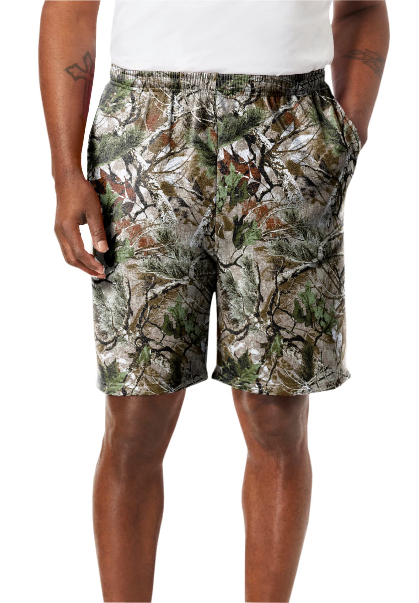 KingSize Men's Big & Tall Comfort Fleece Shorts - Soft Lounge Shorts for Tall Men - Perfect for Relaxing at Home, Lounging & Sleepwear