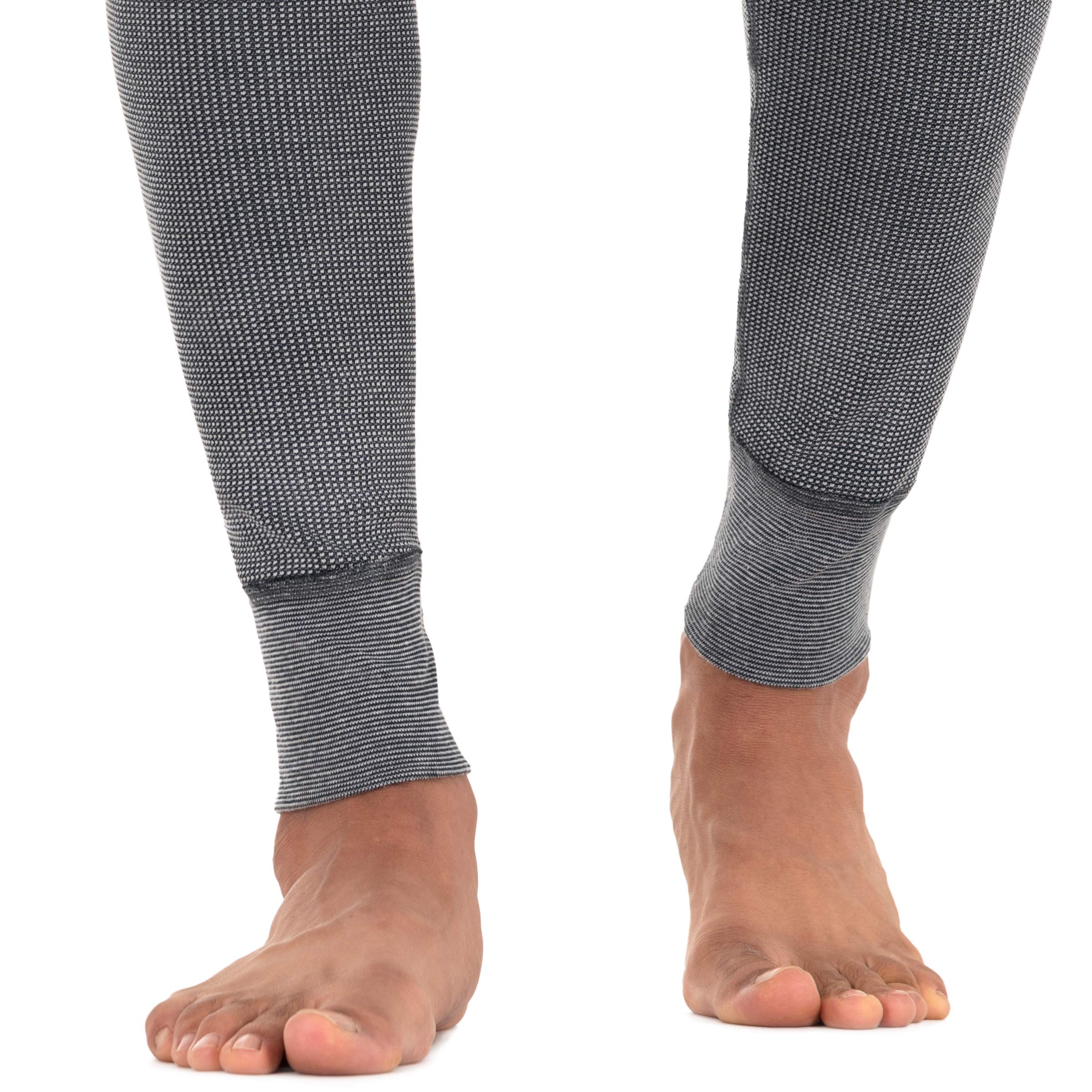 Fruit of the Loom Men's Recycled Premium Waffle Thermal Underwear Long Johns Bottom - Eco-Friendly Warm Base Layer for Winter, Camping & Outdoor Activities