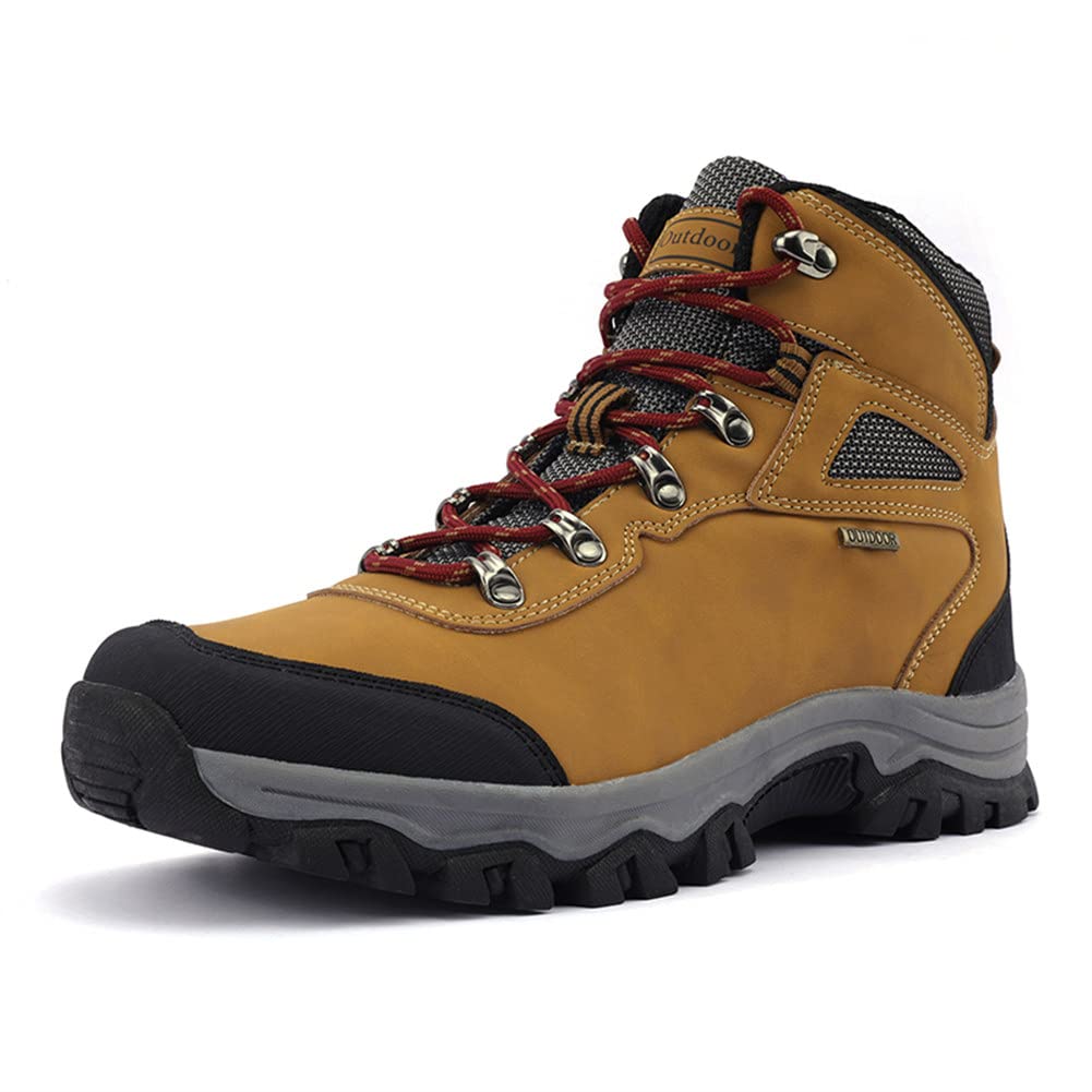 Men's Waterproof Hiking Boots - Lightweight Ankle Boots with Multi-Terrain Lugs for Outdoor Work & Adventure - Durable Camouflage Design for Hiking, Camping & Trail Running