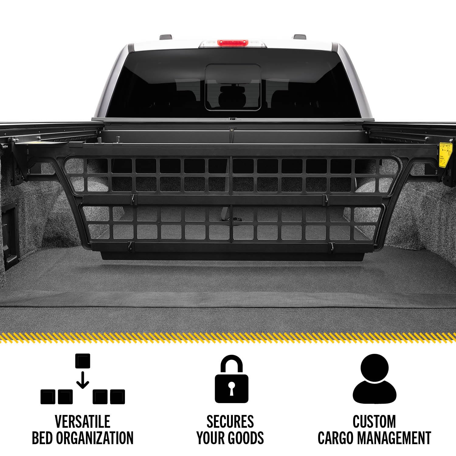 RealTruck Roll-N-Lock CM402 Truck Bed Organizer for 2019-2025 Dodge Ram 1500/2500/3500 | 6'4