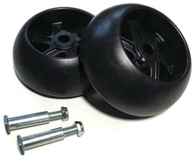 2 Deck Wheels Replacement for Craftsman Poulan Husqvarna Mowers - Fits Models 589527401, 532188606, 188606 - Perfect for Lawn Mower Maintenance & Repair
