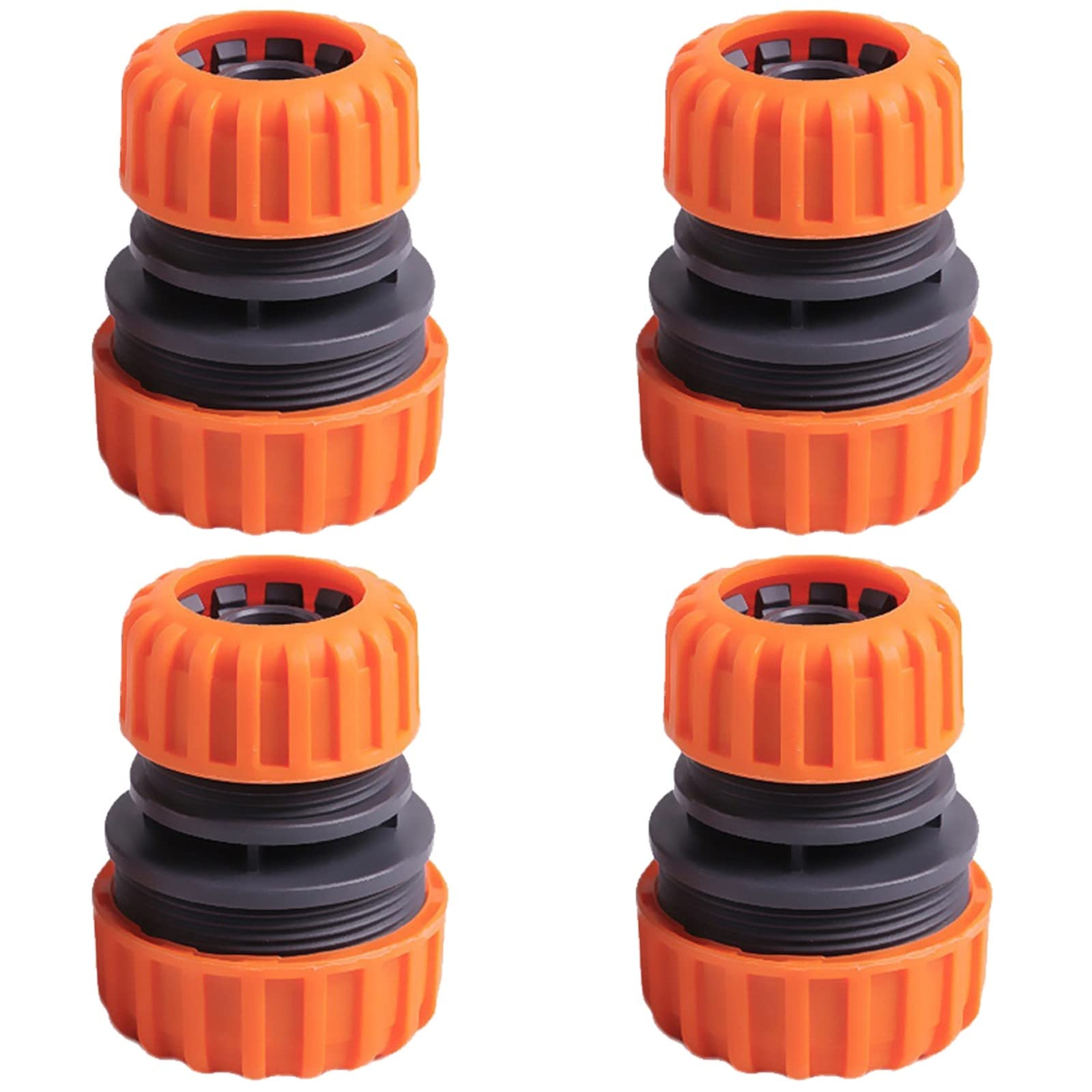 4PCS Plastic Garden Hose Quick Connector Set - 6 Point to 10 Point Water Connector (2cm/0.78
