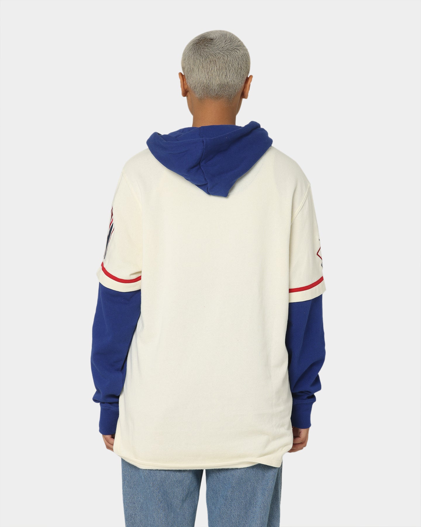 47 Brand Atlanta Braves Shortstop Hoodie Cream - Cozy & Stylish MLB Baseball Hooded Sweatshirt for Men & Women - Perfect for Game Day, Casual Wear & Outdoor Activities