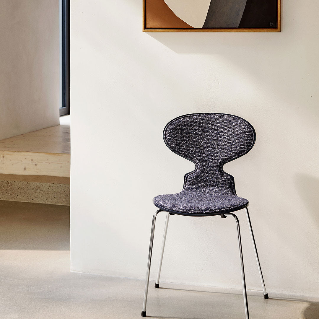 Ant Chair 3101 - Modern Colored Ash Wooden Dining Chair with Front Upholstery | Perfect for Home, Office & Restaurant Seating