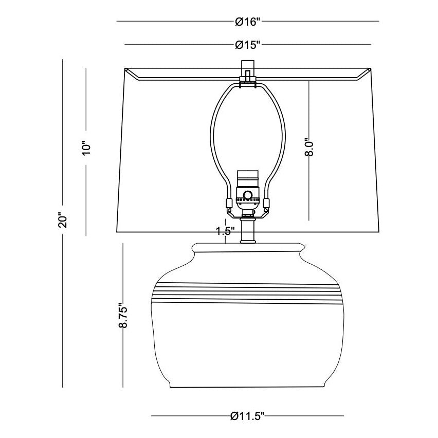 Eliana Table Lamp - Modern LED Nightstand Lamp with USB Port, Adjustable Brightness for Bedroom, Living Room, Office | Perfect for Reading, Working & Decor