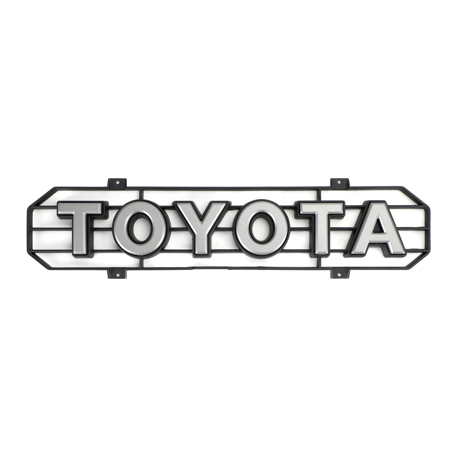 02-05 Toyota 4Runner TRD PRO Style Front Bumper Grille with Amber Lights & Toyota Letter - Off-Road Upgrade for Adventure & Truck Customization