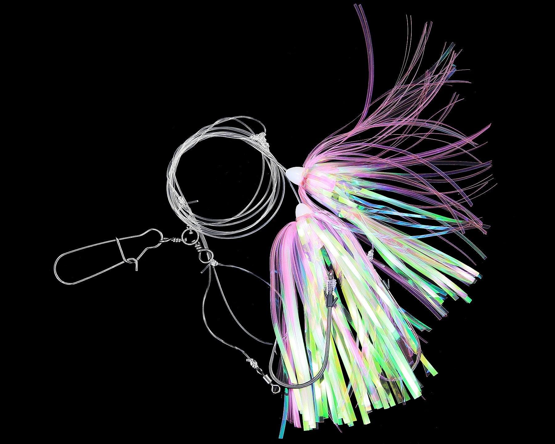 Jigging World Helen H Fluke Rigs - Premium Saltwater Fishing Lures for Fluke, Flounder & Sea Bass - Perfect for Offshore & Inshore Fishing Trips