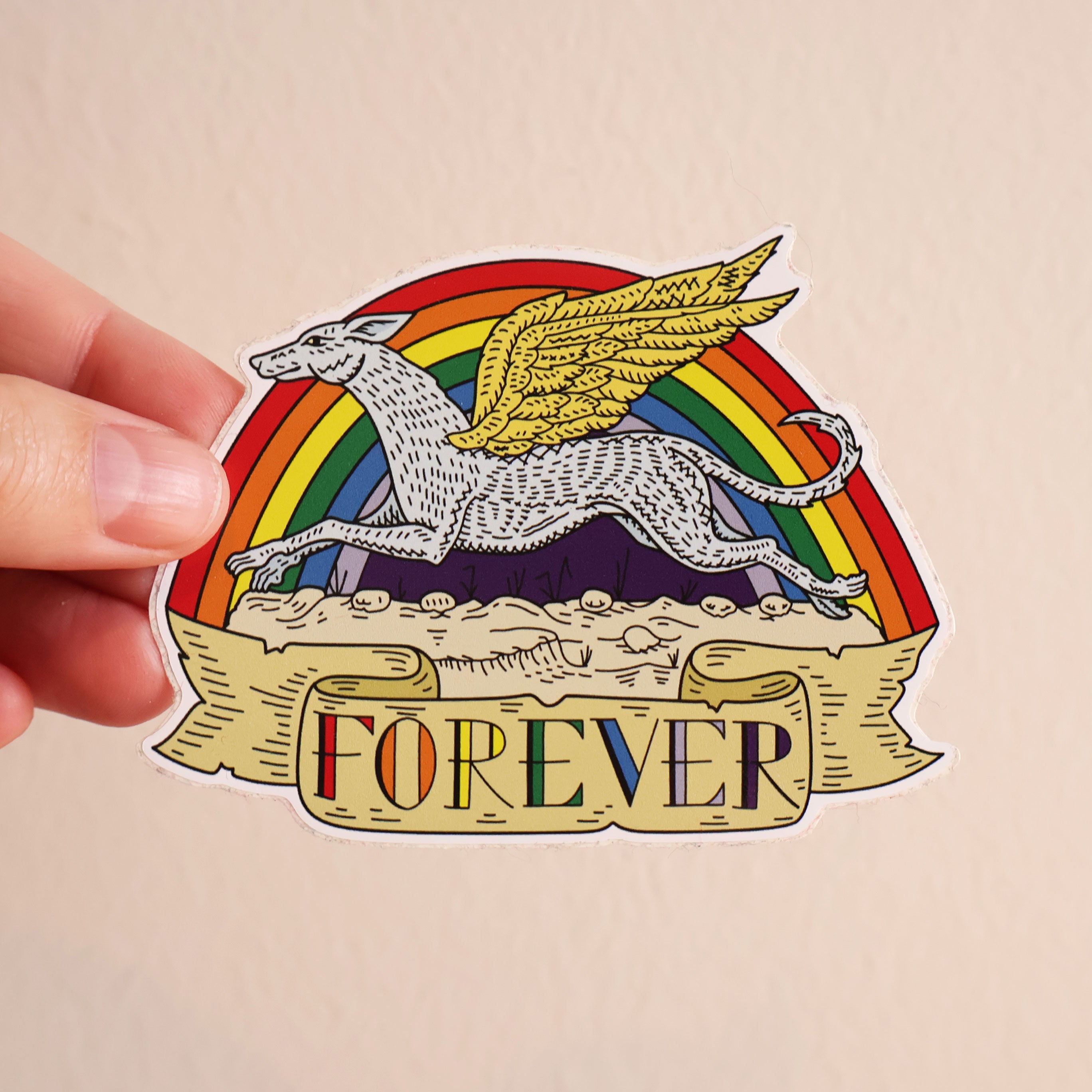 House of Hawks Forever Sticker - Premium Vinyl Decal for Laptops, Cars, Water Bottles - Durable & Waterproof Stickers for DIY Crafts, Gifts & Home Decor