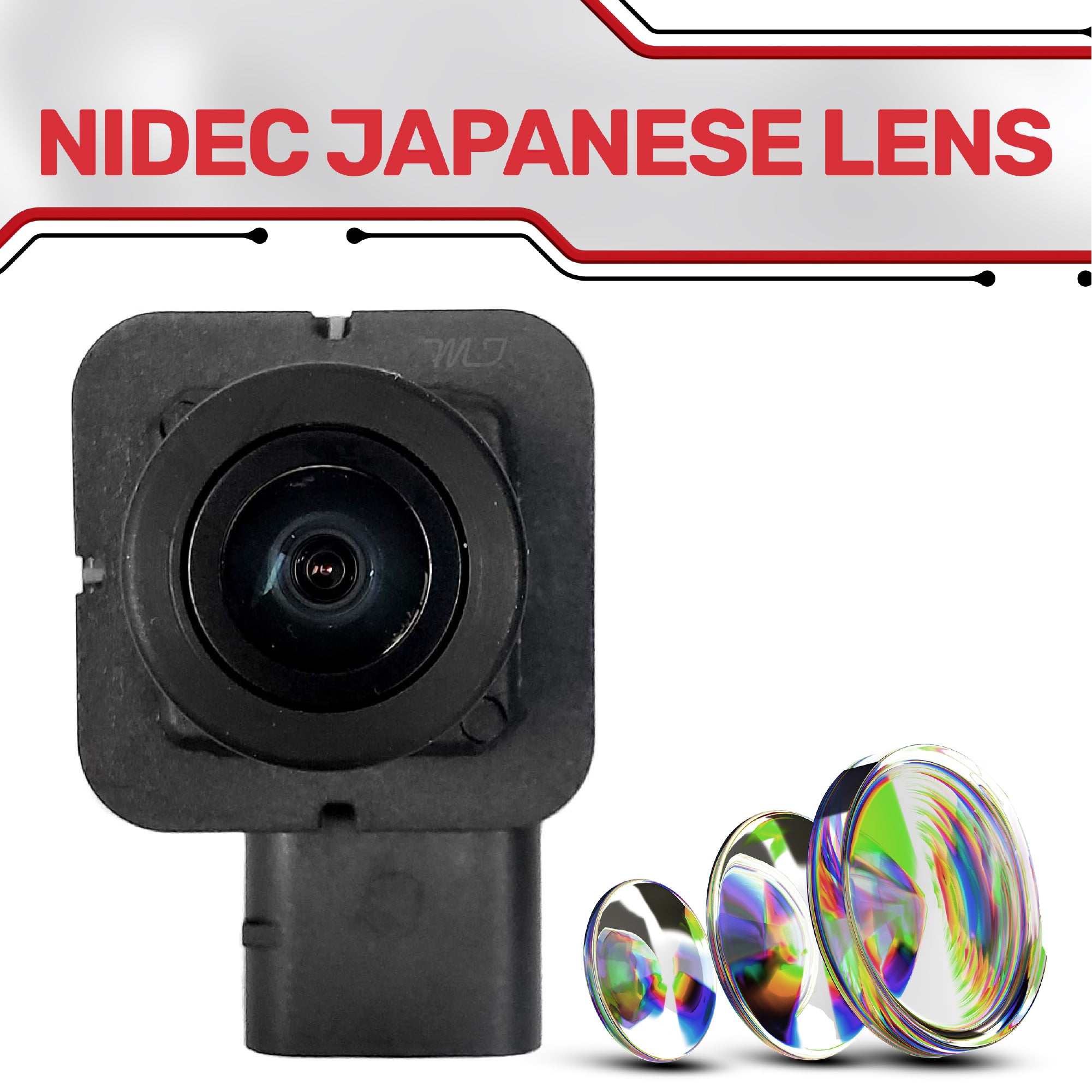 Ford Flex (2013-2019) OEM Replacement Backup Camera - Direct Fit - Part # DA8Z 19G490 A/C, EA8Z 19G490 A, GA8Z 19G490 A - Enhanced Parking Safety for SUVs & Family Vehicles
