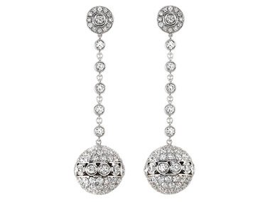 Diamond Drop Earrings for Women - Elegant & Sparkling Jewelry for Parties, Weddings & Special Occasions