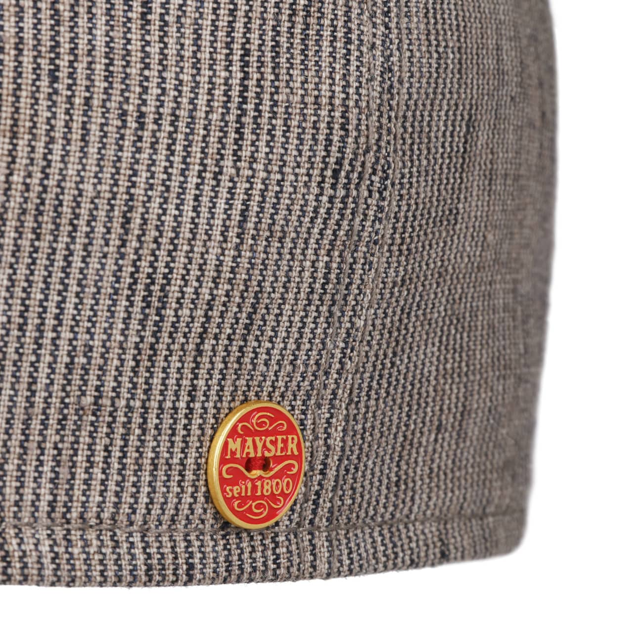 Stylish Mayser Paddy Stripes Flat Cap for Men - Classic Irish Tweed Newsboy Hat for Casual Outfits & Outdoor Adventures