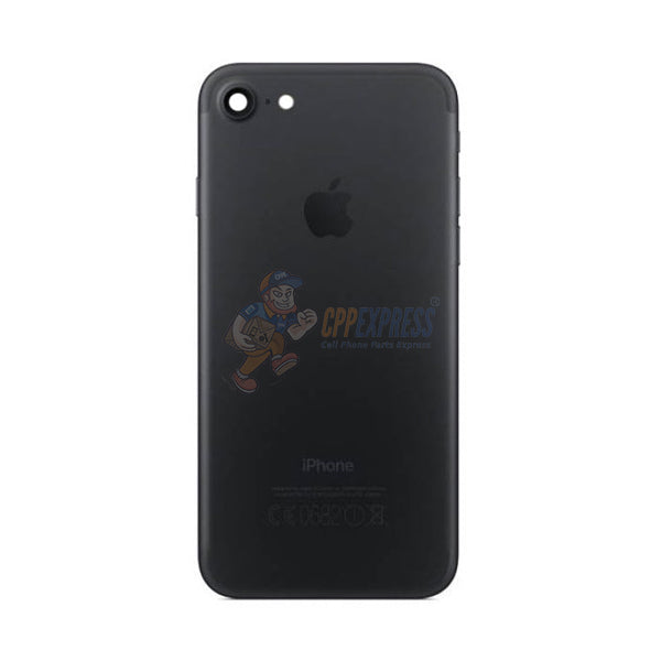 iPhone 7 Replacement Back Housing Assembly with Pre-Installed Small Parts - Matte Black | Compatible with iPhone 7 | Perfect for DIY Phone Repair & Back Panel Replacement