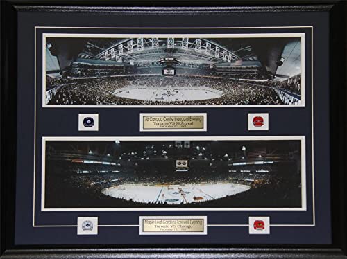 Toronto Maple Leafs First Game at Air Canada Center Hockey Memorabilia Frame - Perfect for Sports Fans, Man Cave & Hockey Collectibles Display