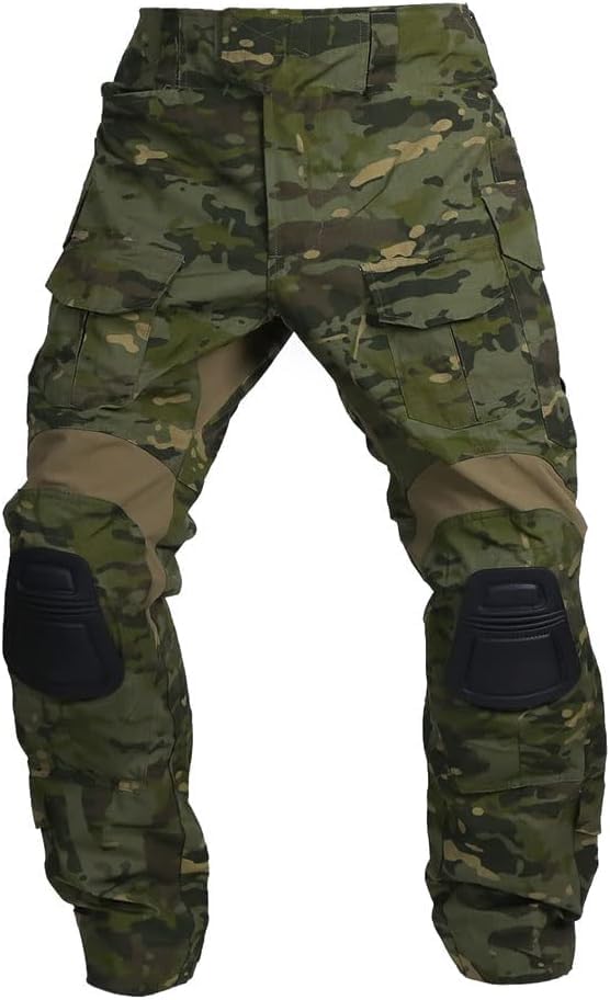 EMERSONGEAR G3 Paintball Pants with Knee Pads - Tactical Combat Pants for Men, Army Airsoft BDU Outdoor Trousers - Perfect for Paintball, Airsoft, Tactical Training & Outdoor Adventures